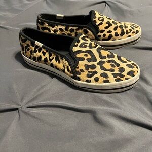 KEDS Kate Spade ♠️ Leopard Print Slip-On Sneakers